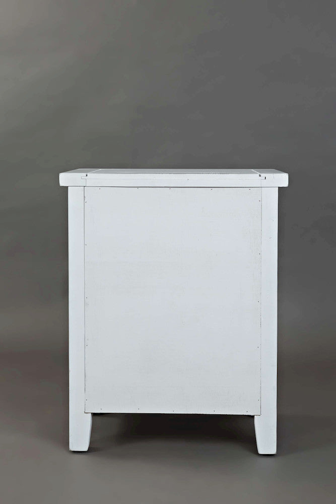 Jofran - Artisans Craft Accent Table in weathered white - 1744-20 view 4