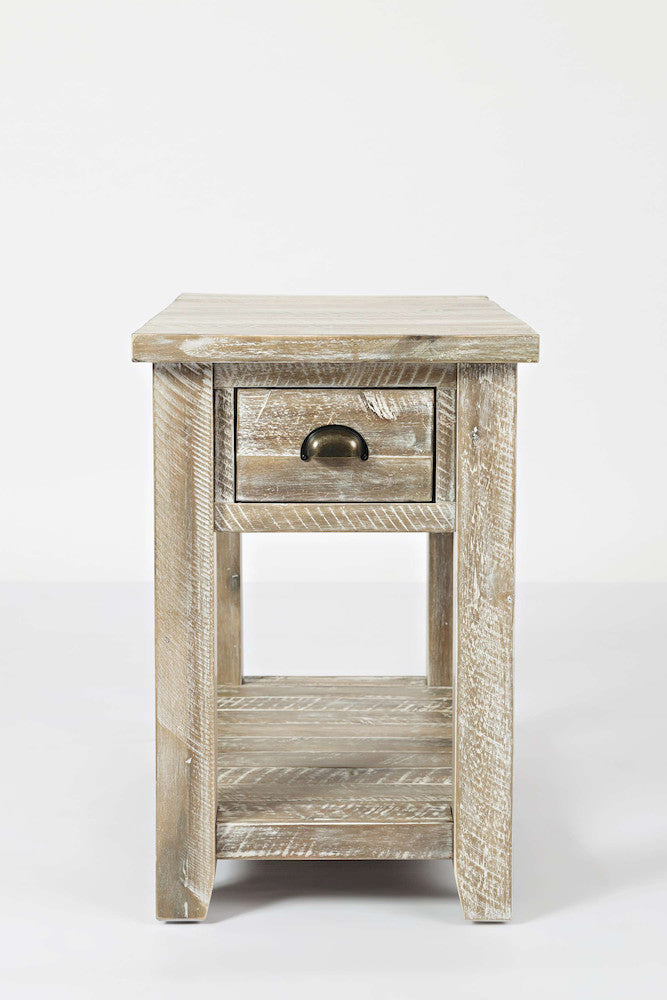 Jofran - Artisans Craft Chairside Table in ashed Grey - 1743-7 view 1