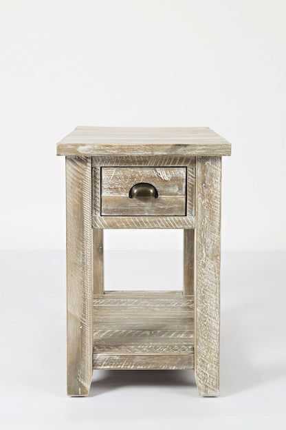 Jofran - Artisans Craft Chairside Table in ashed Grey - 1743-7 view 1