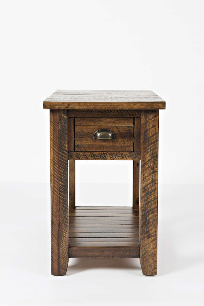 Jofran - Artisans Craft Chairside Table in Dakota Oak - 1742-7 view 1
