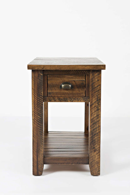 Jofran - Artisans Craft Chairside Table in Dakota Oak - 1742-7 view 1