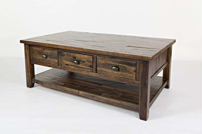 Jofran - Artisans Craft Cocktail Table in Dakota Oak - 1742-1 view 3