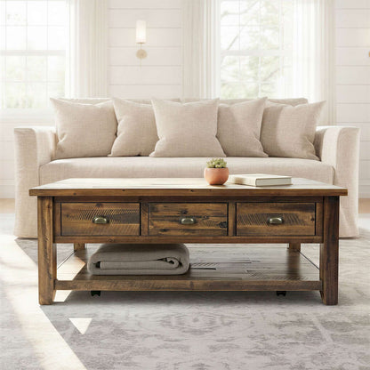 Jofran - Artisans Craft Cocktail Table in Dakota Oak - 1742-1 view 8