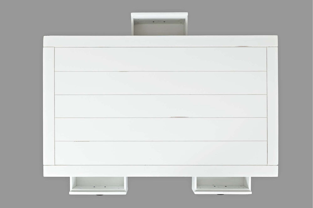 Jofran - Artisans Craft Cocktail Table in eathered white - 1744-1 view 7
