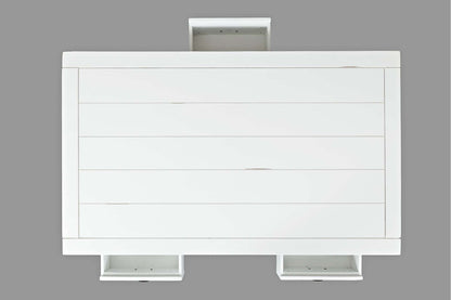 Jofran - Artisans Craft Cocktail Table in eathered white - 1744-1 view 7