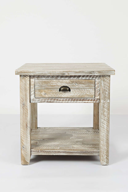 Jofran - Artisans Craft End Table in ashed Grey - 1743-3 view 1