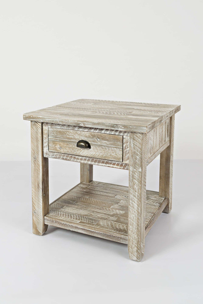 Jofran - Artisans Craft End Table in ashed Grey - 1743-3 view 3