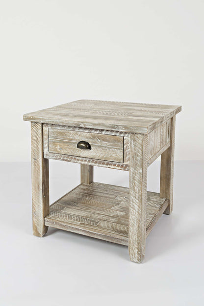 Jofran - Artisans Craft End Table in ashed Grey - 1743-3 view 3
