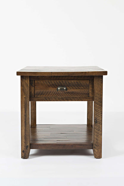 Jofran - Artisans Craft End Table in Dakota Oak - 1742-3 view 1