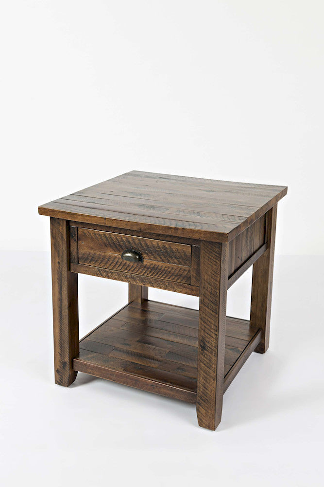 Jofran - Artisans Craft End Table in Dakota Oak - 1742-3 view 3