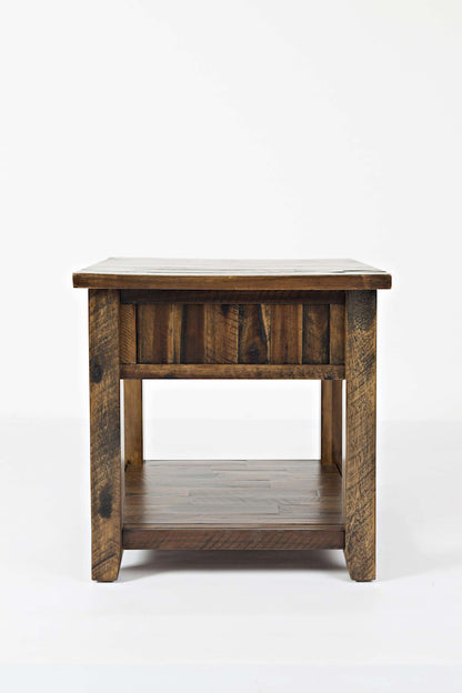 Jofran - Artisans Craft End Table in Dakota Oak - 1742-3 view 4