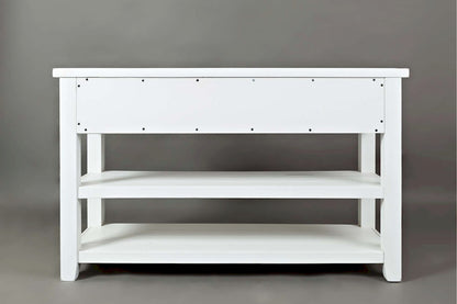 Jofran - Artisans Craft Sofa Table in eathered white - 1744-4 view 4