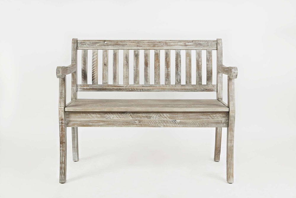 Jofran - Artisans Craft Storage Bench in ashed Grey - 1743-42 view 1