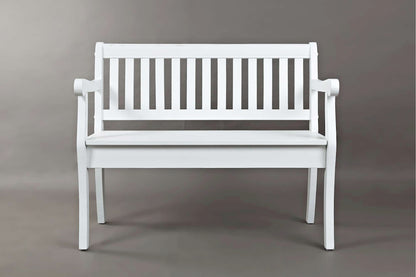 Jofran - Artisans Craft Storage Bench in weathered white - 1744-42 view 1
