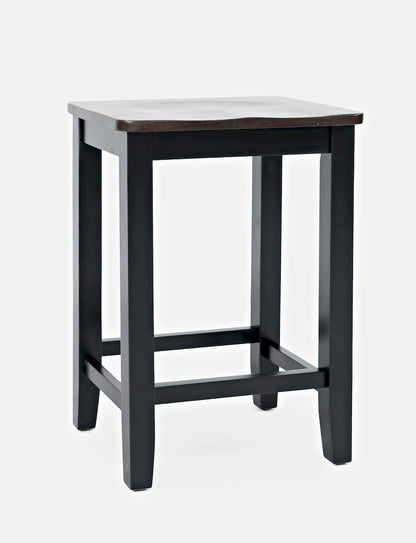Jofran - Asbury Park Backless Saddle Stool in Black/Autumn (Set of 2) - 1846-BS175KD view 2