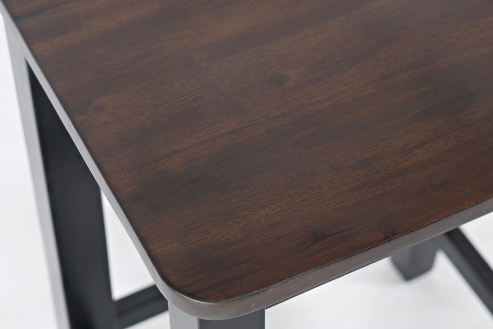 Jofran - Asbury Park Backless Saddle Stool in Black/Autumn (Set of 2) - 1846-BS175KD view 5