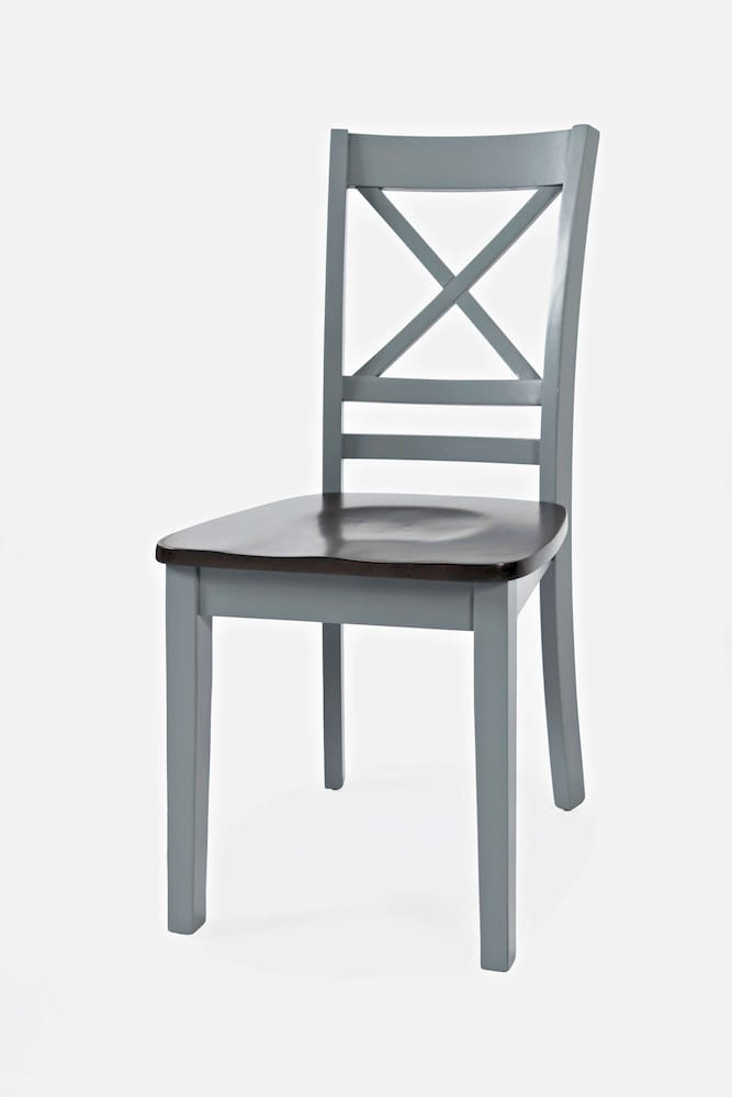 Jofran - Asbury Park Solid Acacia Farmhouse 4-Pack Dining Set - Table with 2 Chairs and Bench - 1815 view 3