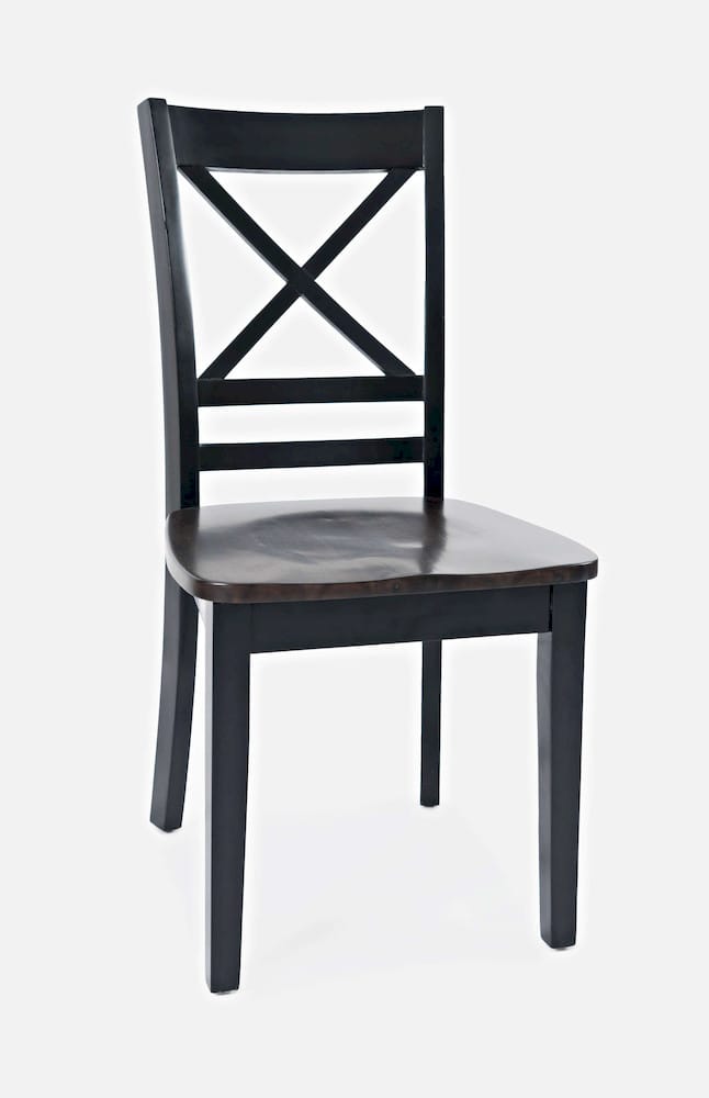 Jofran - Asbury Park Solid Acacia Farmhouse 4-Pack Dining Set - Table with 2 Chairs and Bench - 1845 view 8