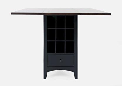 Jofran - Asbury Park Storage Counter Drop Leaf Table in Black/Autumn - 1846-48 view 1