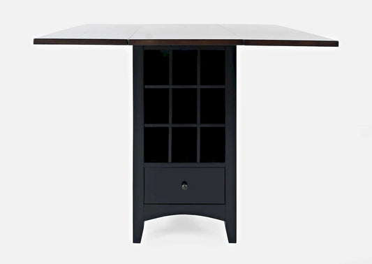Jofran - Asbury Park Storage Counter Drop Leaf Table in Black/Autumn - 1846-48 view 1