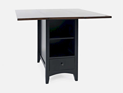 Jofran - Asbury Park Storage Counter Drop Leaf Table in Black/Autumn - 1846-48 view 3