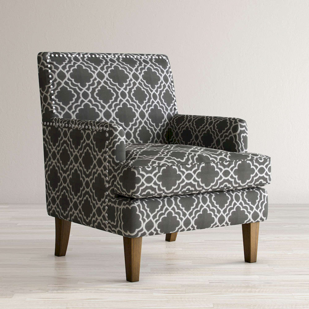 Jofran - Aubrey Accent Chair in Granite - AUBREY-CH-GRANITE view 6