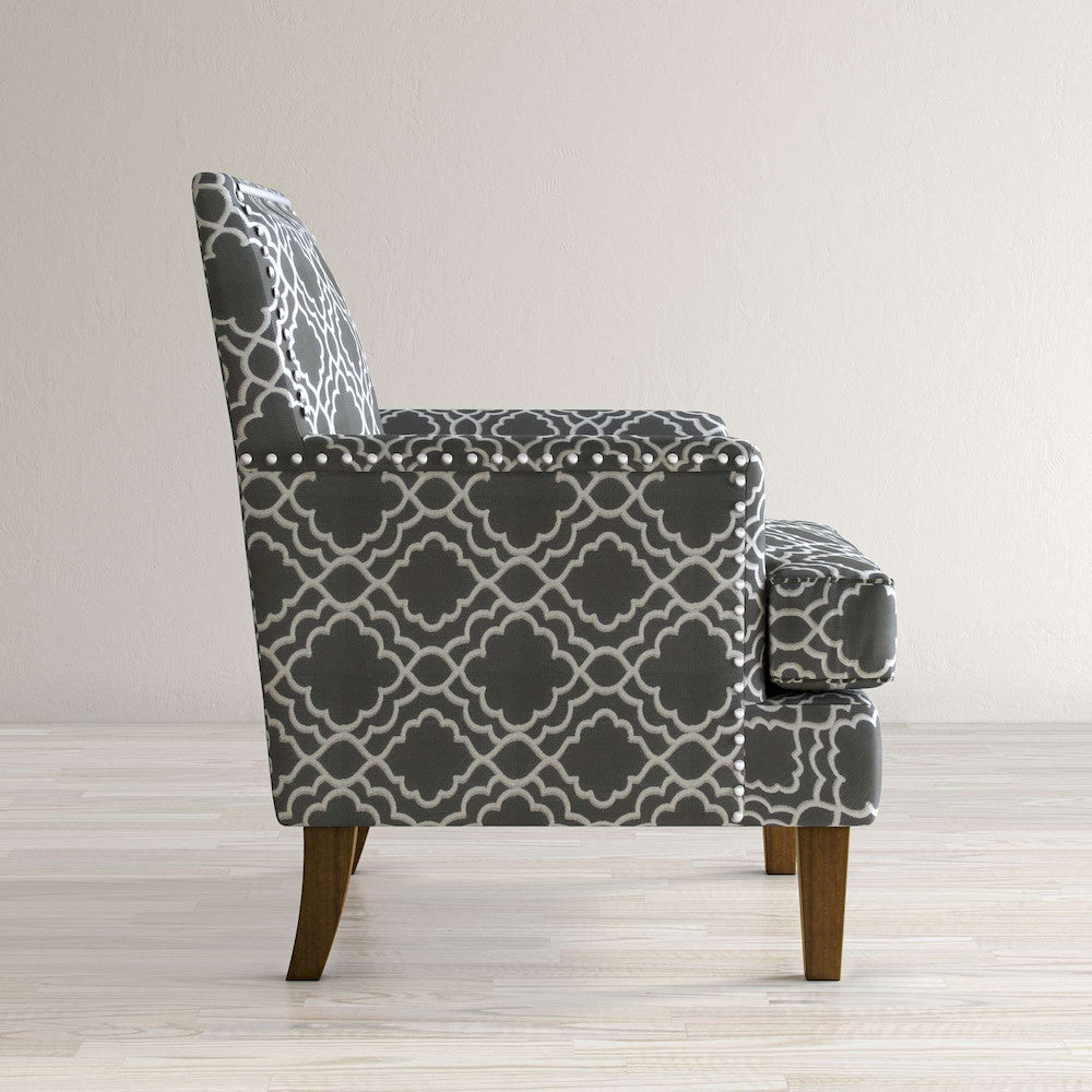 Jofran - Aubrey Accent Chair in Granite - AUBREY-CH-GRANITE view 7