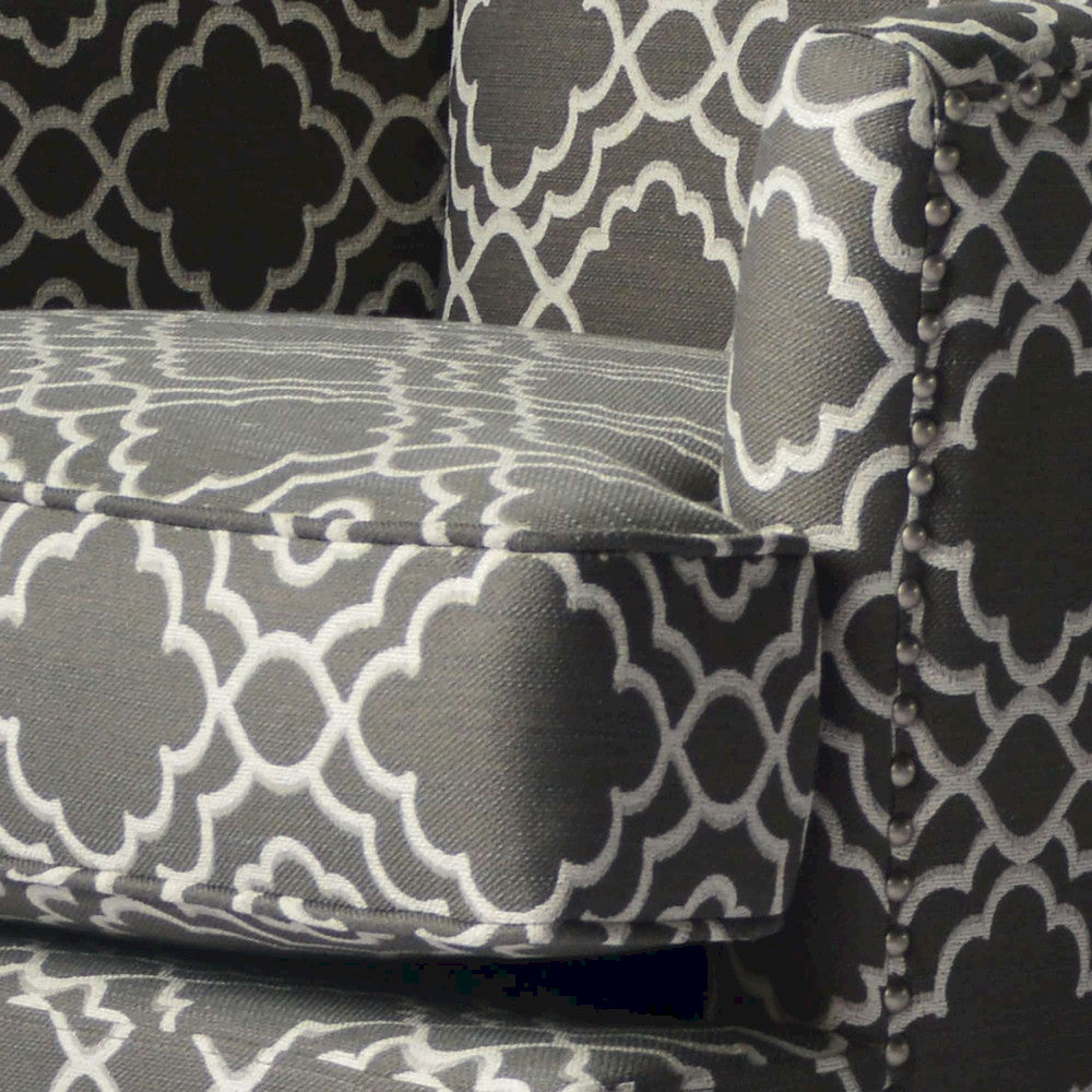 Jofran - Aubrey Accent Chair in Granite - AUBREY-CH-GRANITE view 8