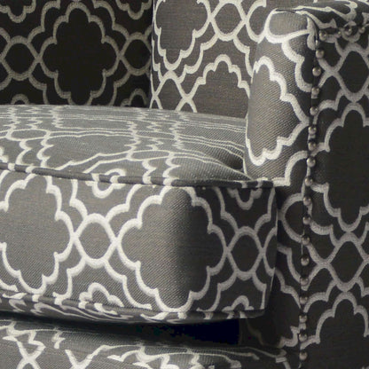 Jofran - Aubrey Accent Chair in Granite - AUBREY-CH-GRANITE view 8