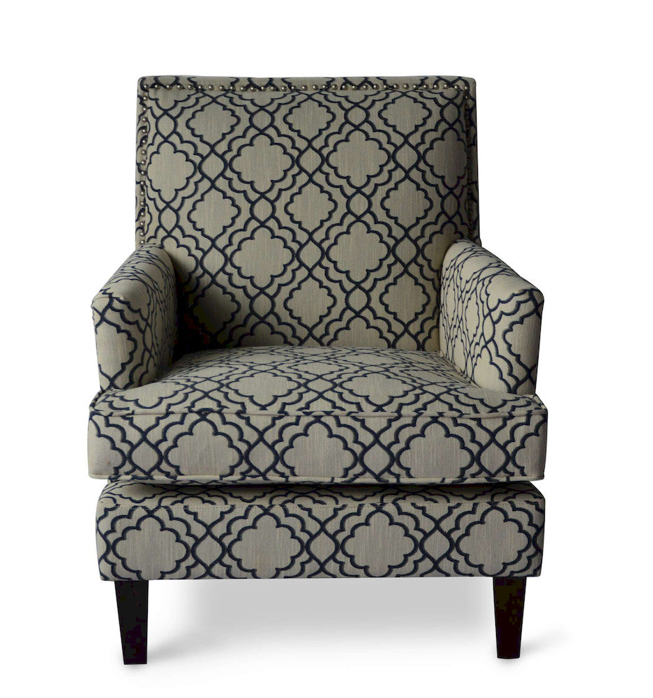 Jofran - Aubrey Accent Chair in Midnight - AUBREY-CH-MIDNIGHT view 1