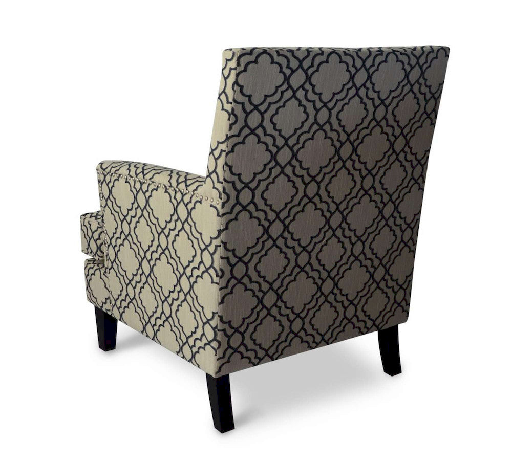 Jofran - Aubrey Accent Chair in Midnight - AUBREY-CH-MIDNIGHT view 3