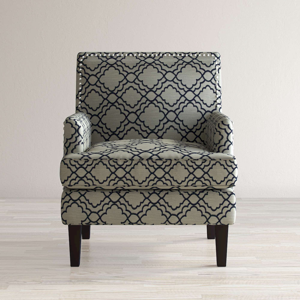 Jofran - Aubrey Accent Chair in Midnight - AUBREY-CH-MIDNIGHT view 5