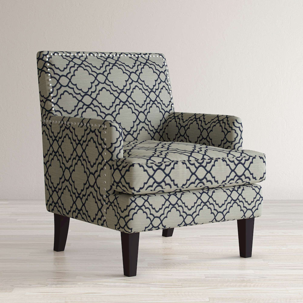 Jofran - Aubrey Accent Chair in Midnight - AUBREY-CH-MIDNIGHT view 6