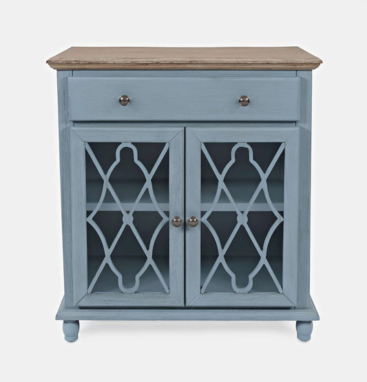 Jofran - Aurora Hills 2 Door Accent Chest - Blue / Bisque - 1997-31 view 1