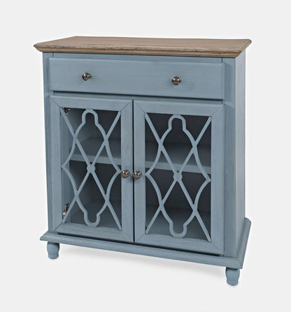 Jofran - Aurora Hills 2 Door Accent Chest - Blue / Bisque - 1997-31 view 3