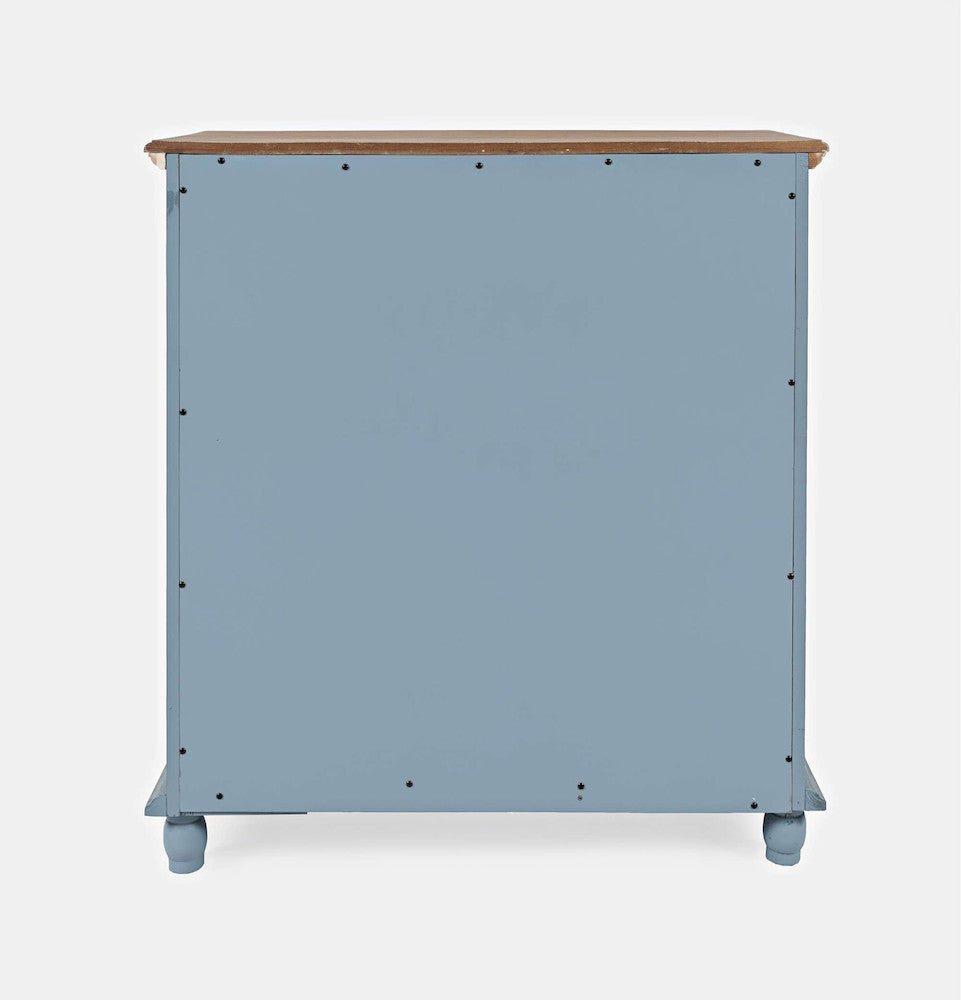 Jofran - Aurora Hills 2 Door Accent Chest - Blue / Bisque - 1997-31 view 4