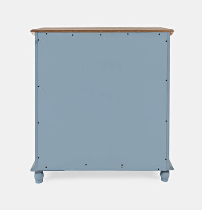 Jofran - Aurora Hills 2 Door Accent Chest - Blue / Bisque - 1997-31 view 4