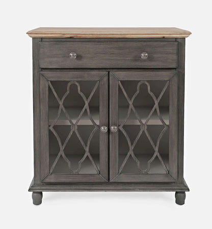 Jofran - Aurora Hills 2 Door Accent Chest - Grey / Bisque - 1999-31 view 1