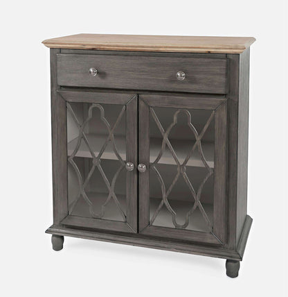 Jofran - Aurora Hills 2 Door Accent Chest - Grey / Bisque - 1999-31 view 3