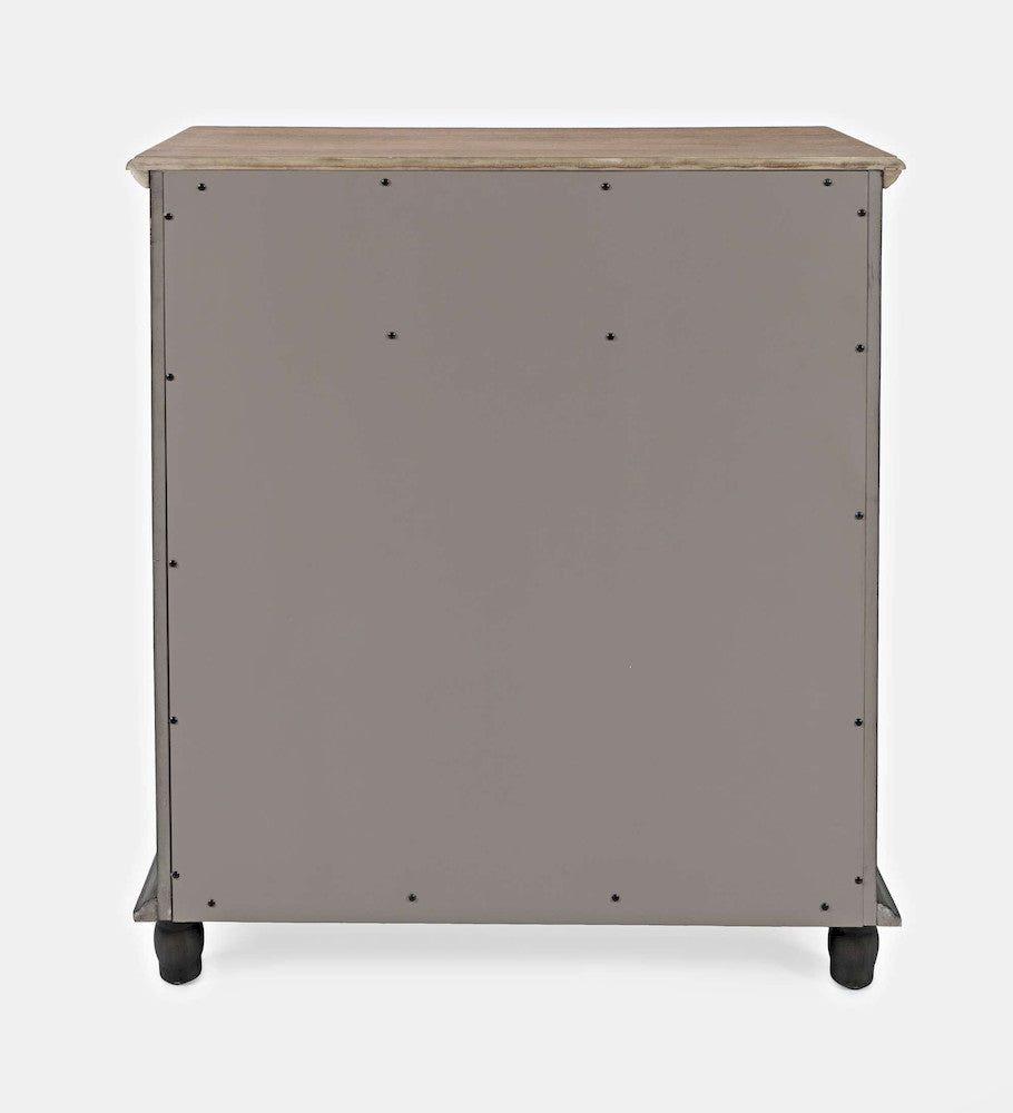 Jofran - Aurora Hills 2 Door Accent Chest - Grey / Bisque - 1999-31 view 4