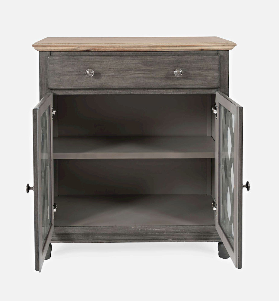 Jofran - Aurora Hills 2 Door Accent Chest - Grey / Bisque - 1999-31 view 7