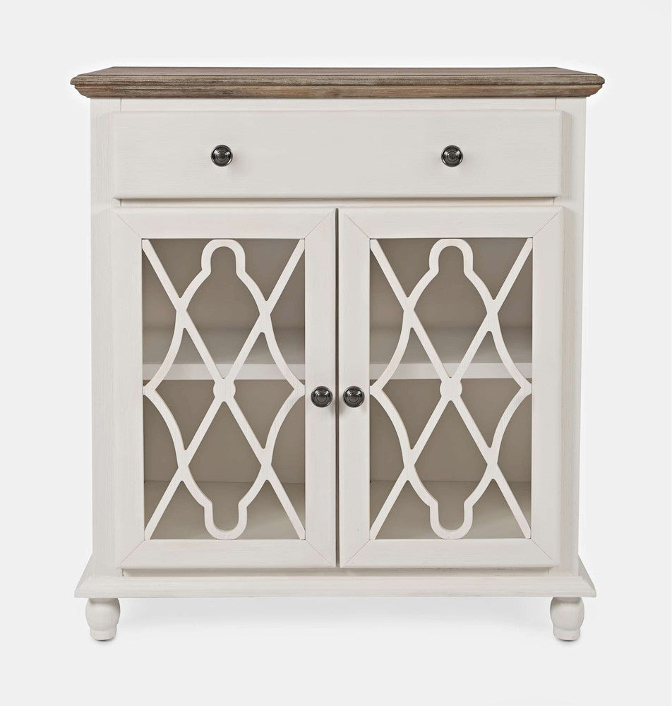 Jofran - Aurora Hills 2 Door Accent Chest - White / Bisque - 1998-31 view 1