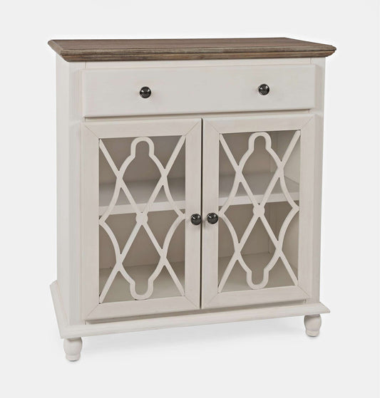 Jofran - Aurora Hills 2 Door Accent Chest - White / Bisque - 1998-31 view 2
