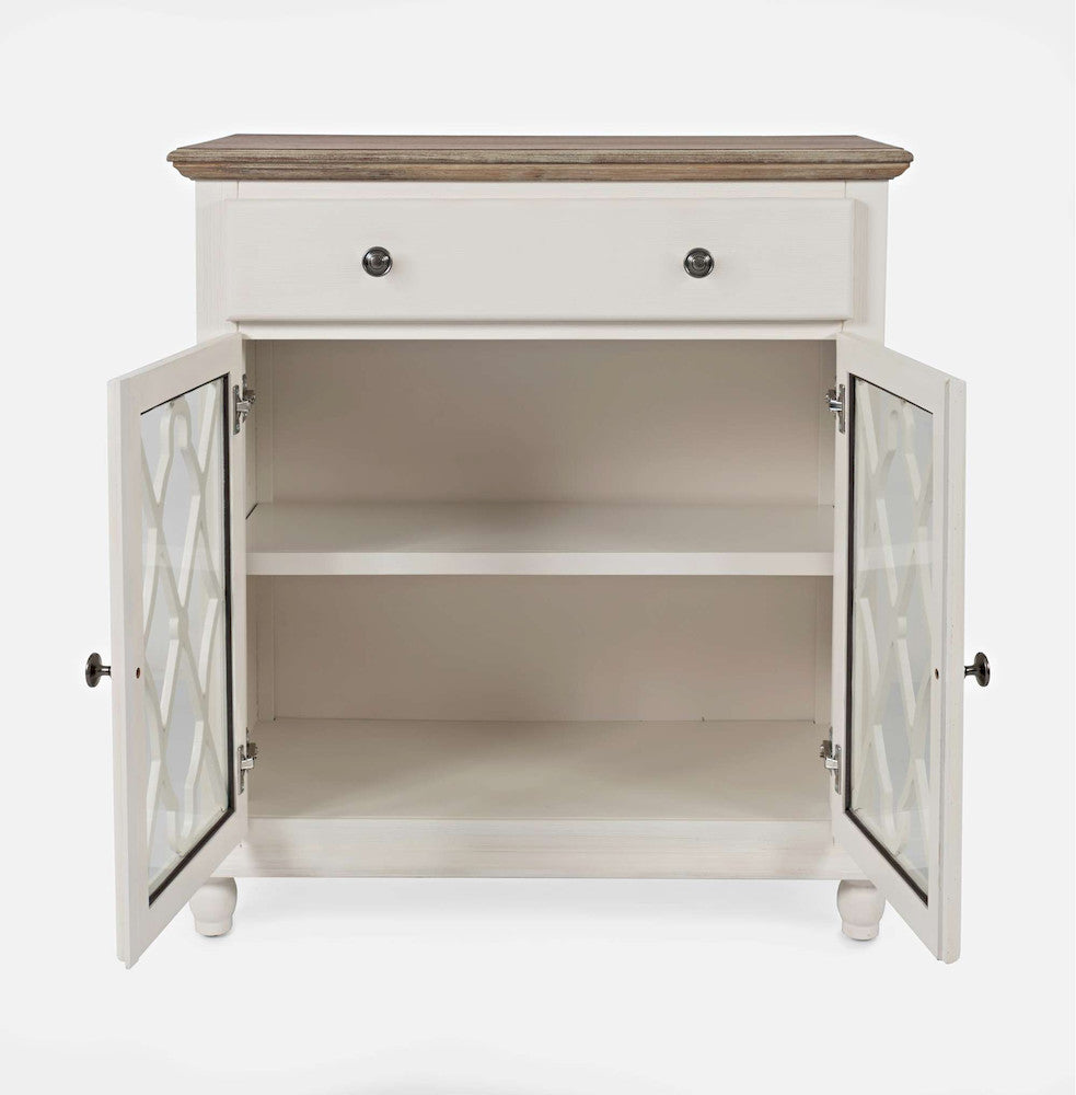 Jofran - Aurora Hills 2 Door Accent Chest - White / Bisque - 1998-31 view 7