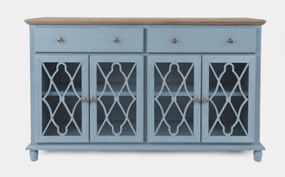 Jofran - Aurora Hills 4 Door Accent Chest - Blue / Bisque - 1997-58 view 1