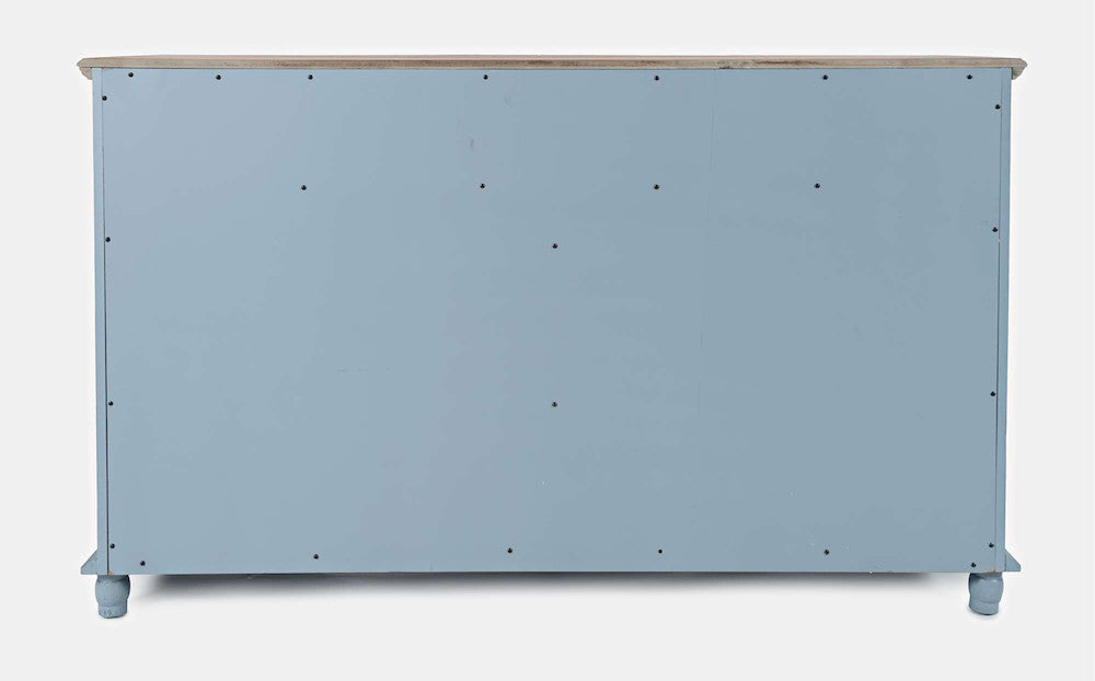 Jofran - Aurora Hills 4 Door Accent Chest - Blue / Bisque - 1997-58 view 4