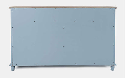 Jofran - Aurora Hills 4 Door Accent Chest - Blue / Bisque - 1997-58 view 4