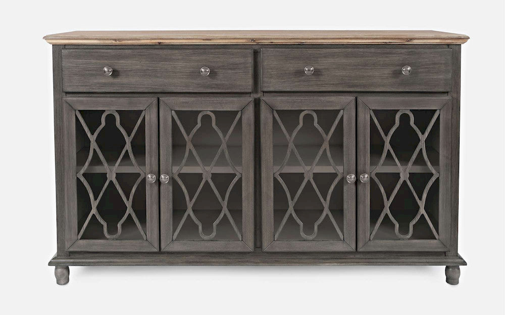 Jofran - Aurora Hills 4 Door Accent Chest - Grey / Bisque - 1999-58 view 1