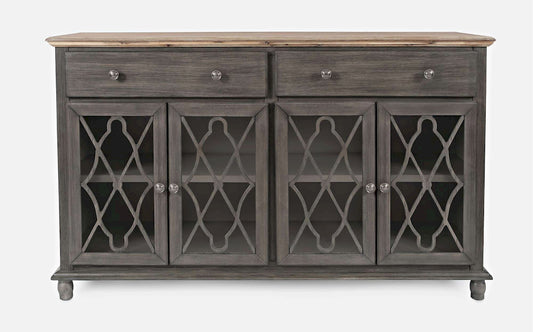 Jofran - Aurora Hills 4 Door Accent Chest - Grey / Bisque - 1999-58 view 1