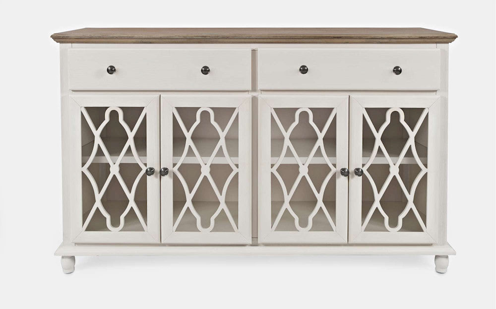 Jofran - Aurora Hills 4 Door Accent Chest - White / Bisque - 1998-58 view 1
